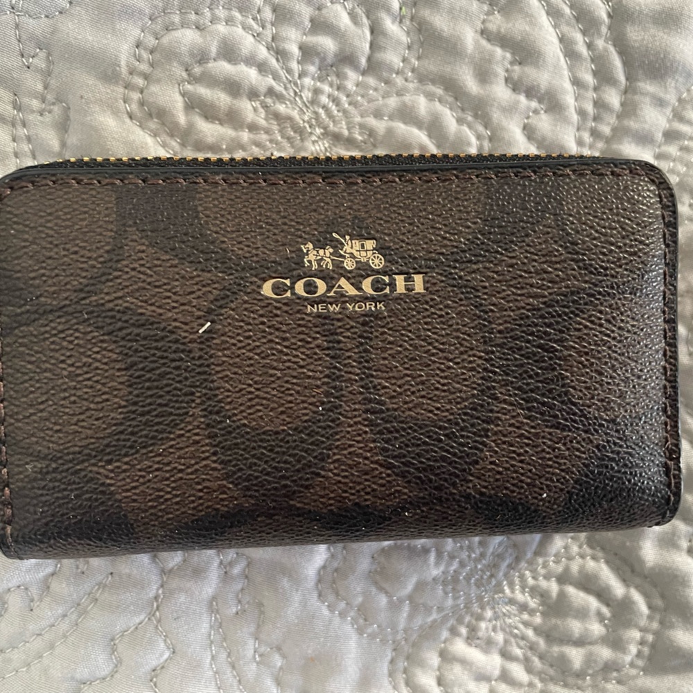 Coach card holder.